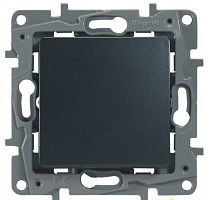 Переключатель без рамки Legrand Etika 1-кл. перекрестный антрацит картинка